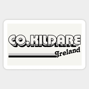 County Kildare / Retro Style Irish County Design Sticker